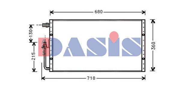 AKS DASIS Kondensaator,kliimaseade 132018N